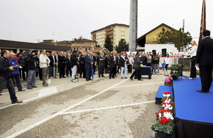 San Donà di Piave - Posa della prima pietra della metropolitana di superficie