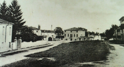 Giardino Bergamin con il nuovo parcheggio