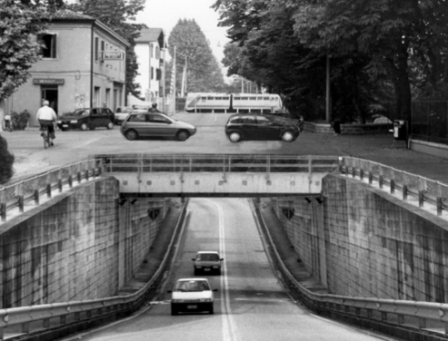 Sottopasso ferroviario di via Noventa ... 10 anni prima