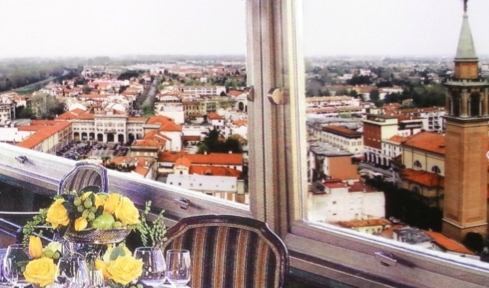 Panorama di San Donà di Piave dalla sala da pranzo